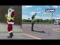 Crossing guard in Tennessee dresses to impress!