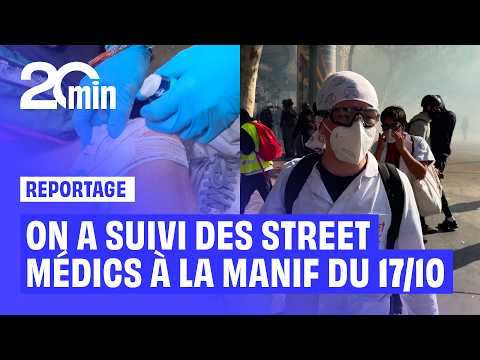 Reportage : on a suivi des street médics à la manif du 17 octobre