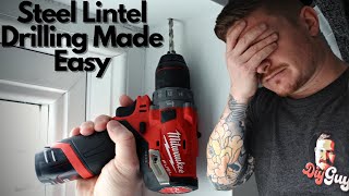 How To Drill Through a Metal Lintel | Blind Fixing Made Easy