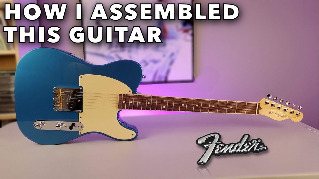 Building a Custom Fender Esquire Parstcaster! From Start to Finish