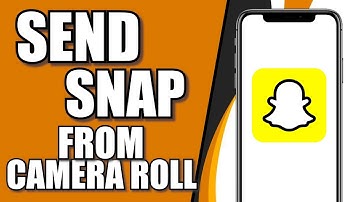 How to Send Snap From Camera Roll as Normal Snap Without Filter (2023)