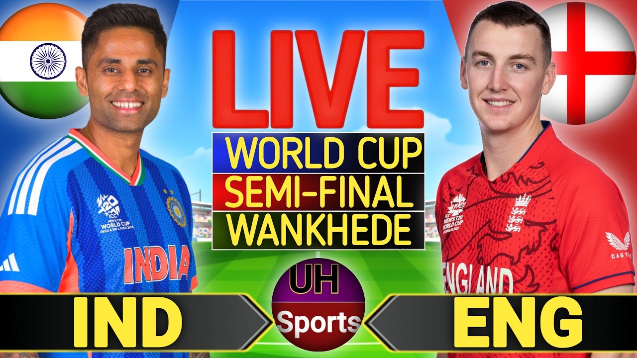 India vs England Live : 2nd Semi Final, T20 WC 2026 Live Match Scores, T20 Live Cricket Match Today
