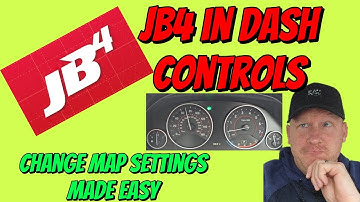 JB4 IN DASH CONTROLS manually change maps, settings, exhaust modes and more