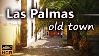 Las Palmas de Gran Canaria old Town Vegueta / Gran Canaria, Spain / 4K HDR