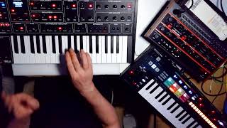 Behringer Grind and Sequential FOURM Synthesizers F U N