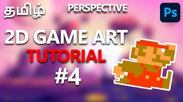 2d Game Art Tutorial | Photoshop basics in Tamil | Game dev tamil | #gameract2021| perspective