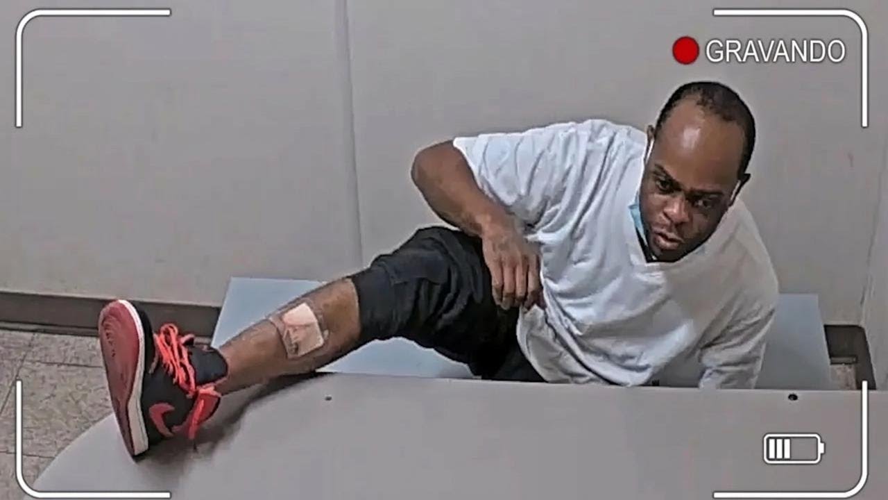 Bandido encara o policial errado