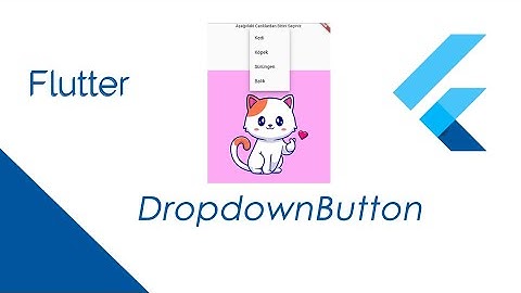 Flutter DropdownButton Kullanımı Örnek Uygulama