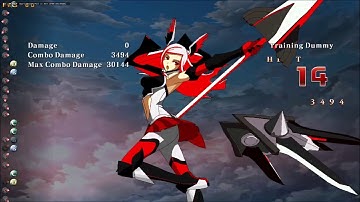 BBCF2 - Izayoi Unnecessary Stock-eating Astral Combo