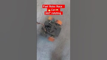 Fast 360° rotating🔥🚕 Robo Race car #engineering  #short #robot
