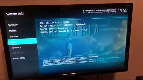 Kodi on db410c using GBM and V4L2