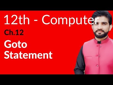 ICS Computer Part 2, Ch 12 - Goto Statement - Inter Part 2 Computer - 동영상