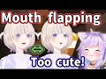 【Minecraft】Hajime's mouth flapping is too cute.【Hololive | Eng Sub】