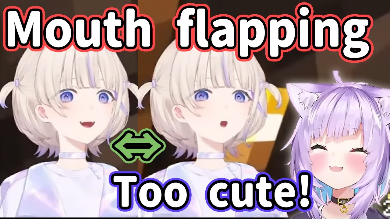 【Minecraft】Hajime's mouth flapping is too cute.【Hololive | Eng Sub】