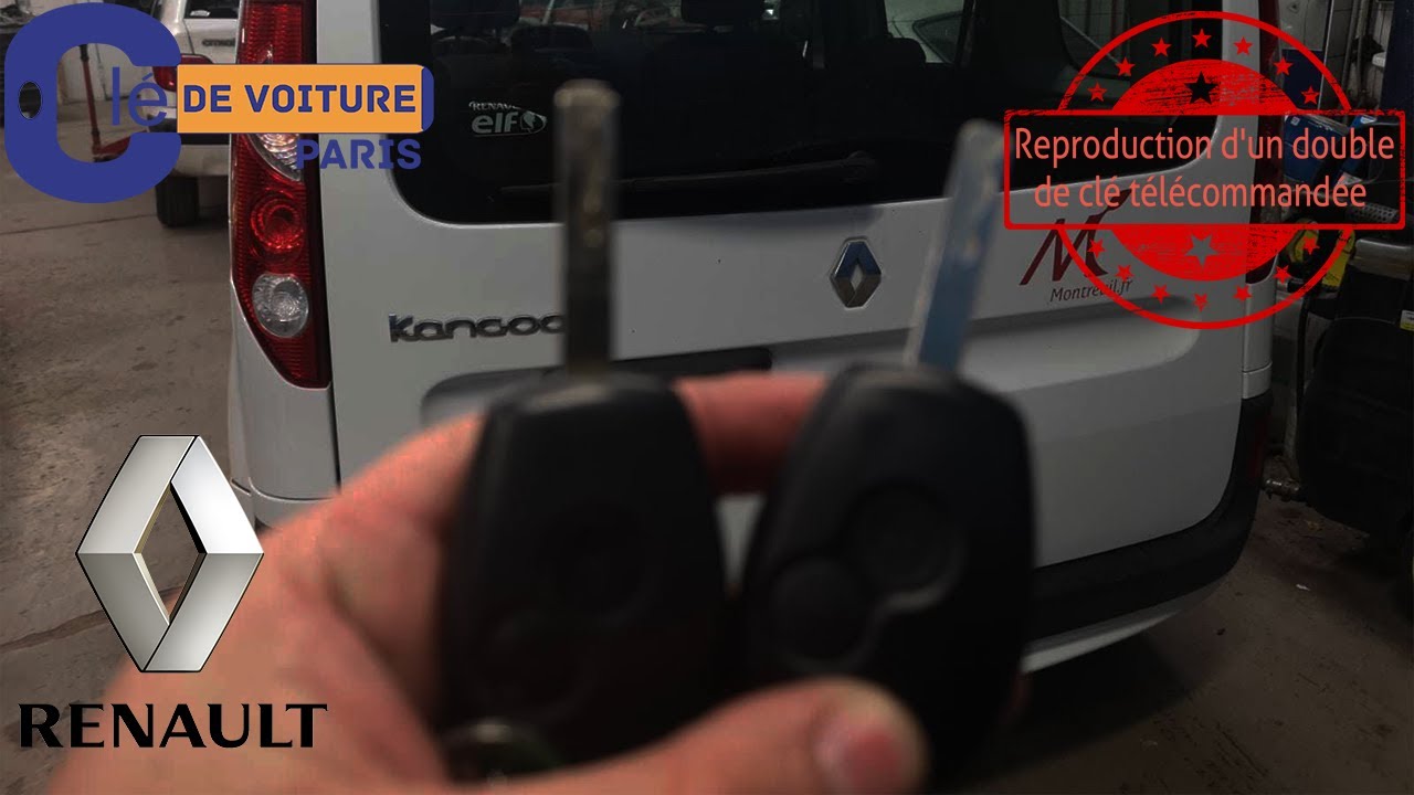 Service réparation télécommande clé Renault Clio 3, Trafic, Kangoo