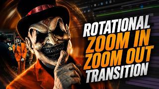 How to Make a Rotational Zoom In & Out Transition in After Effects | Tutorial | #aftereffects