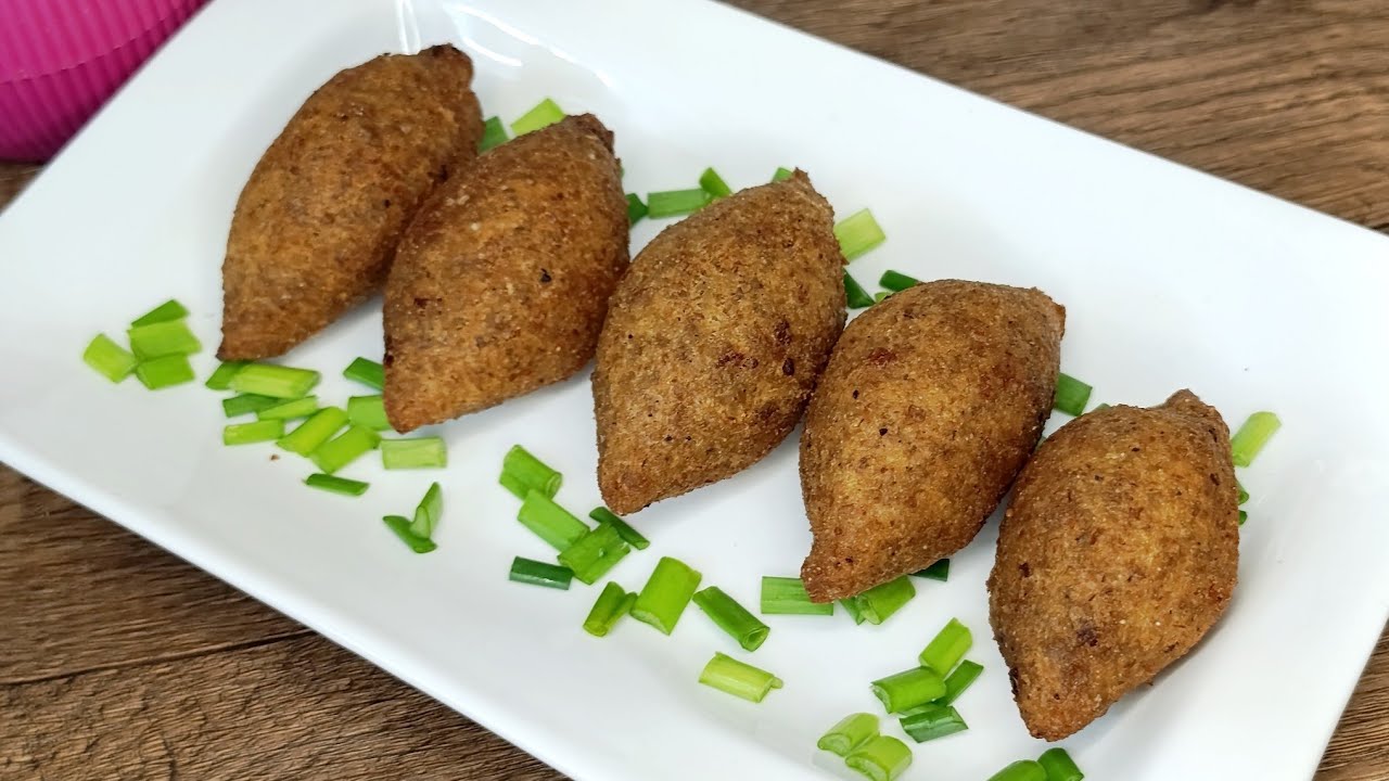 كبة مقلية بمكونين فقط..بدون هبرة و بدون سميد أوبطاطا😋 كبة إقتصادية حضريها لرمضان ،🌙#سهل #رمضان 