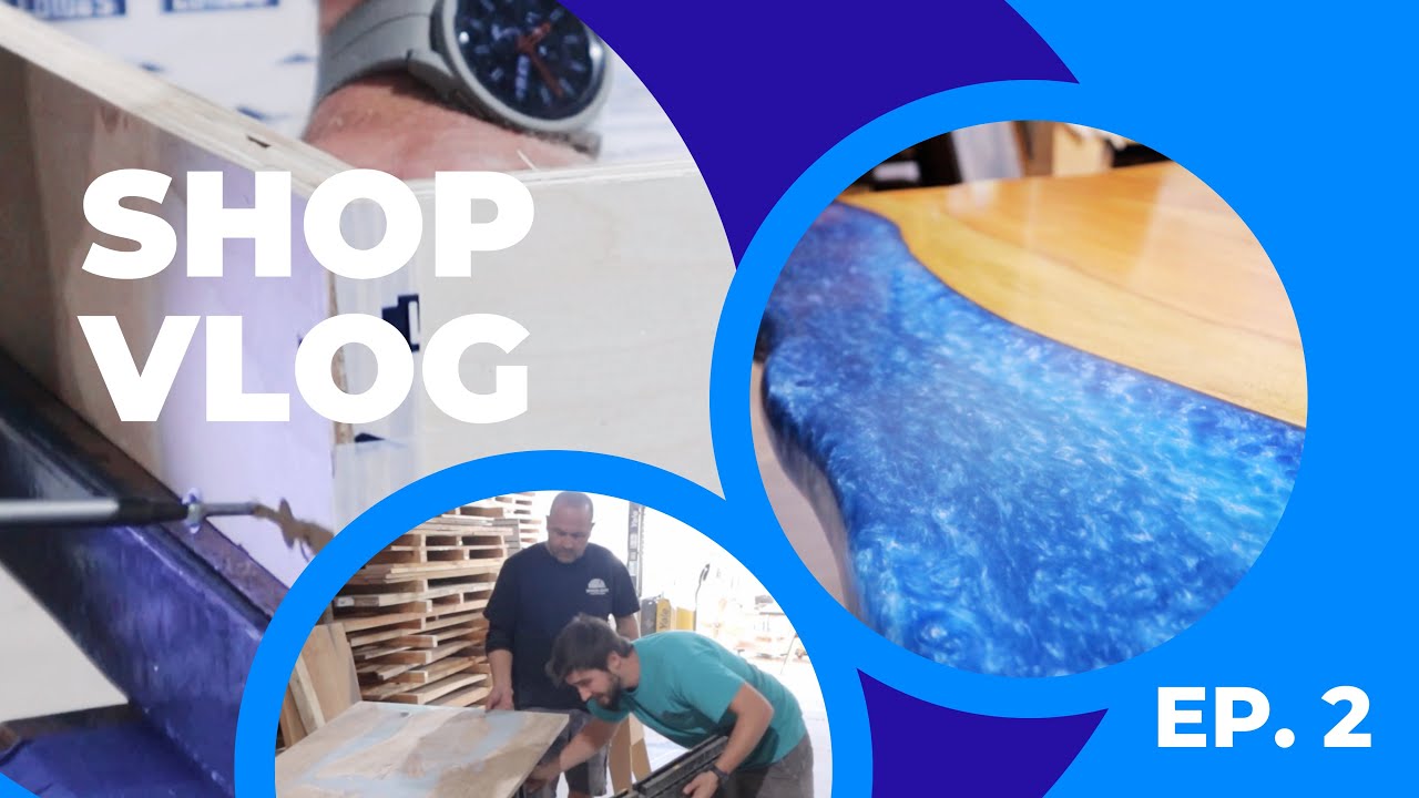 Unveiling 5 Amazing Resin Tables + DIY Epoxy Classes - Shop VLOG EP2