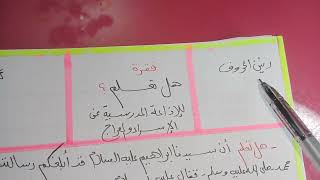 فقرة هل تعلم ؟| الإذاعة المدرسية | عن الإسراء والمعراج |