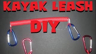 Quick Tutorial on how to make kayak leashes at home with items you may already have.