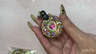 超簡単！✨リールストラップをキラキラ✨デコレーションしました。✨会社に行くのが楽しみになりますね。