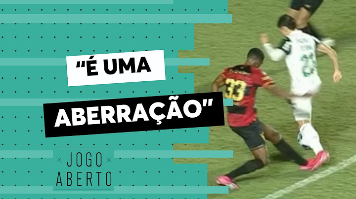 “É uma aberração”, diz Ronaldo Giovaneli sobre pênalti em Sport x Palmeiras