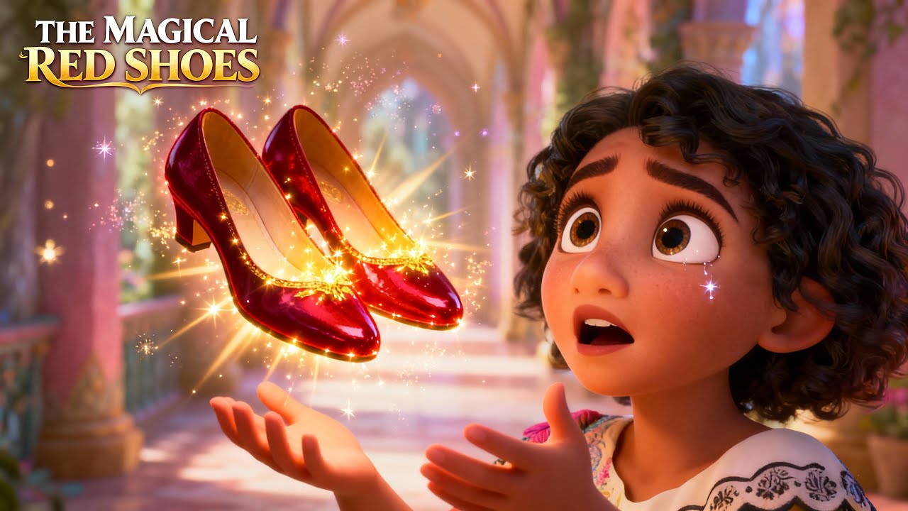 Волшебные красные туфельки — классическая сказка | Сказка на ночь | День 60 из 365 | Английские с...