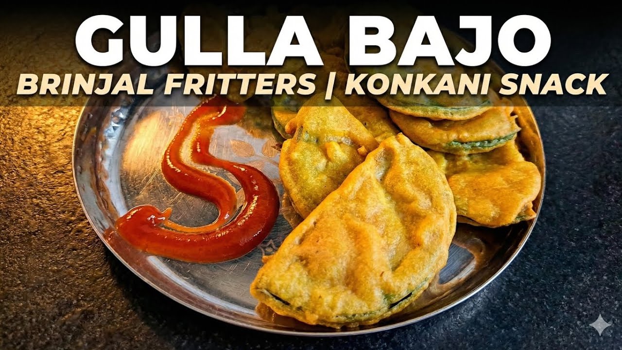 Gulla Bajo | 🍆 Brinjal fritters | Baigan Bhajiya | GSB konkani recipe | Sangeeta's Food Paradise 💞