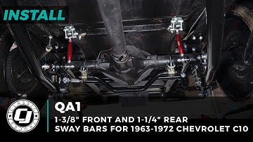 Classic Chevy Front and Rear Sway Bar | QA1 | 1963-1972 C10 Install