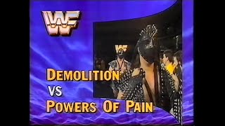 Demolition vs Powers of Pain   SuperStars Feb 10th, 1990