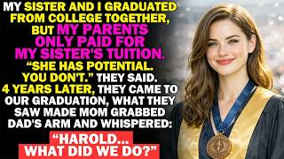 My Parents Paid For My Sister’s College But Not Mine—Untill The Dean Called My Name As Valedictoria