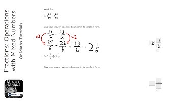 Fractions: Operations with Mixed Numbers (Grade 4) - OnMaths GCSE Maths Revision