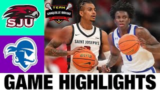 Seton Hall vs Saint Joseph's Highlights | NCAA Men's Basketball | 2024 College Basketball