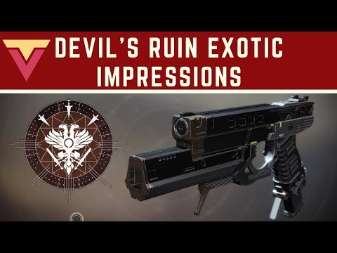 Devil's Ruin New Exotic Review in Destiny 2