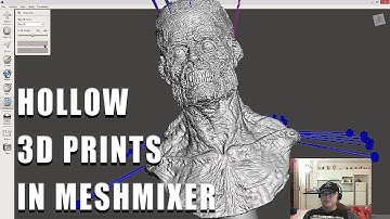 Zbrush to resin 3D Print - Hollowing with Meshmixer