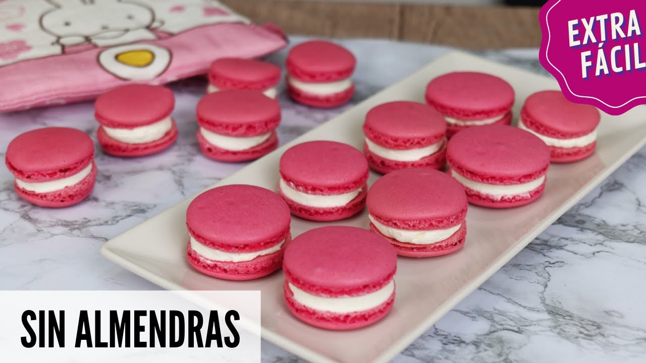 MACARONS SIN HARINA DE ALMENDRAS | RECETA FÁCIL. LaDulcepedia