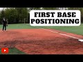 Playing First Base - Where to Stand?