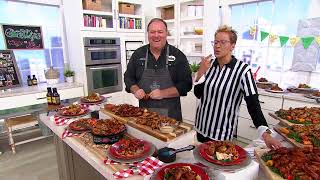 Corky's BBQ 4-lbs or 8-lbs Seasoned & Roasted Chicken Wings on QVC