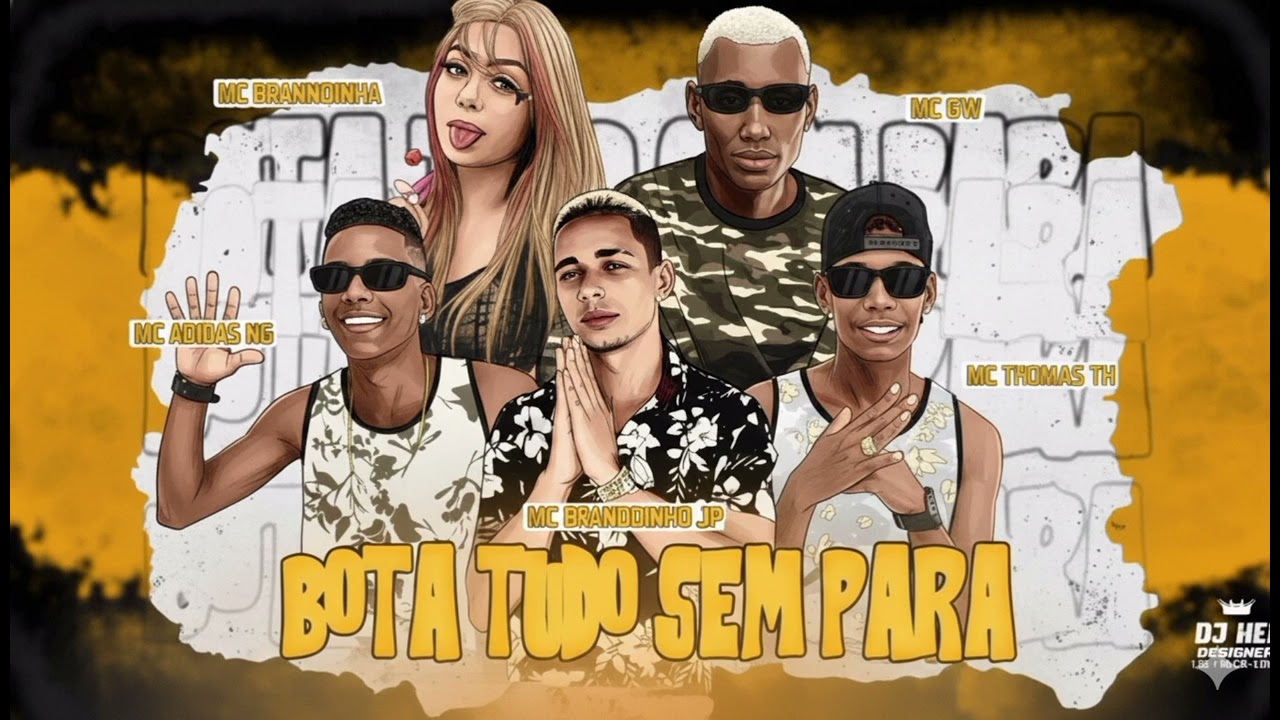 MC THOMAS TH - BRANQUINHO JP - ADIDAS NG - MC GW - MC BRANQUINHA - BOTA TUDO SEM PARA 
