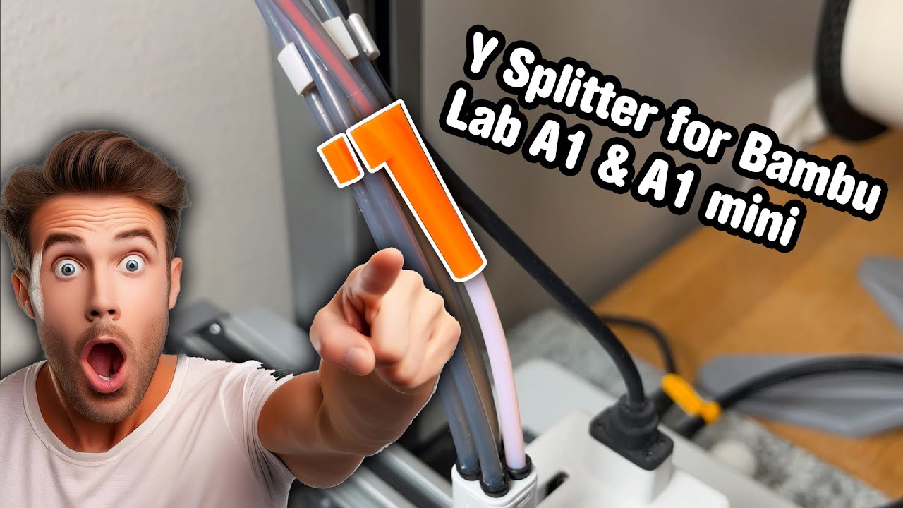 Y Splitter for Bambu Lab A1 & A1 mini - YouTube