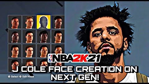 BEST J COLE FACE CREATION NEXT GEN TUTORIAL UPDATED NBA 2K21 MOST REALISTIC
