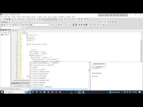 Tutorial 31:Max Heap Deletion in C++ | Delete Root Node Step by Step