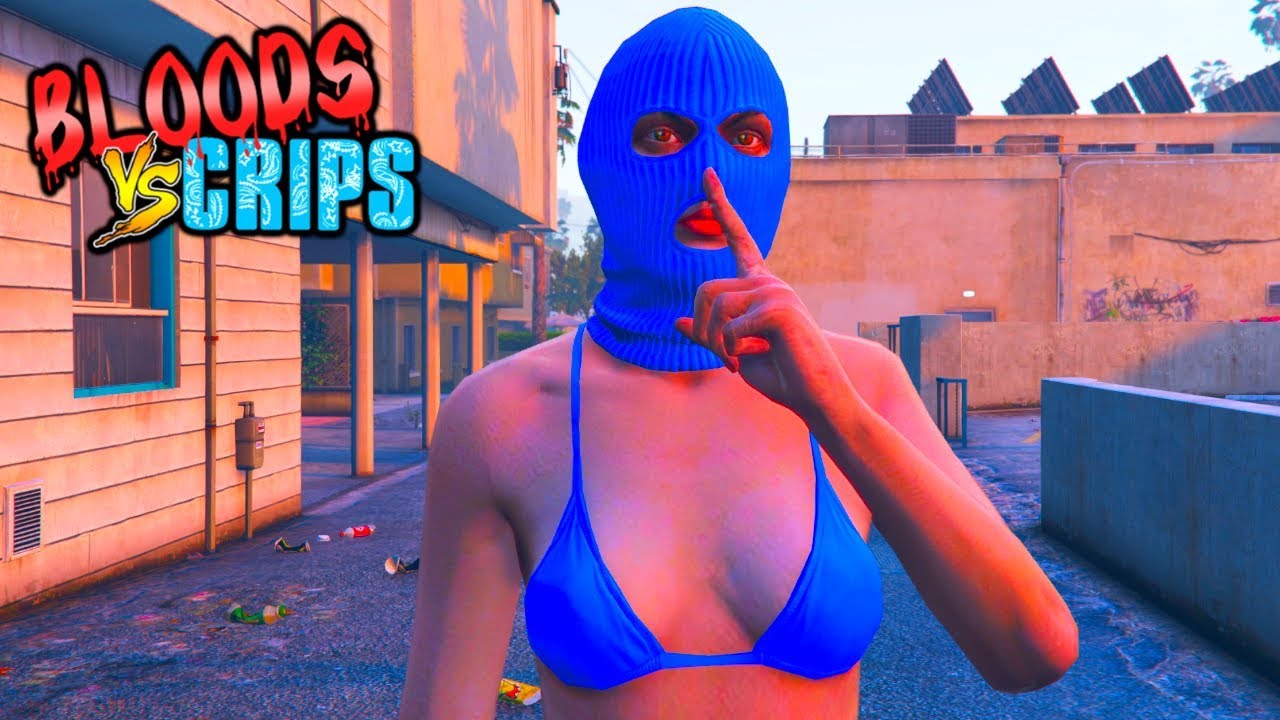 BLOODS VS CRIPS GANG WAR 'THOT DAUGHTER'S BIG BOTHER #2' (GTA5 SKIT) gaming logo