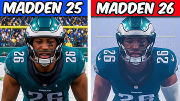 Madden 26 vs Madden 25 Side by Side Comparison!