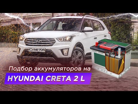 Подбор аккумулятора на Hyundai Creta 2 L (Размер, полярность, емкость, мощность)