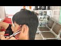Cách Cắt Từ Tóc Dài Xuống Kiểu Danh Tỉa Side Part Mỏng Gọn , Bằng Kéo Đơn Giản | Men’s Haircut