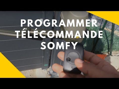 Programmer une télécommande somfy pour un portail