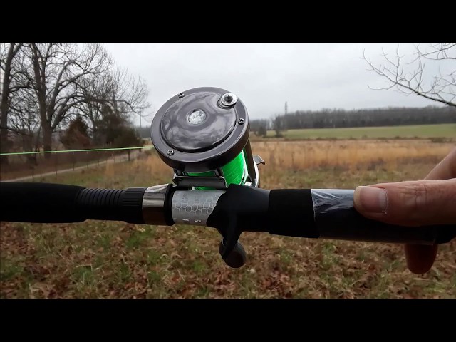 Casting Ming Yang CL60 Baistcaster Fishing Reel On The Rippin