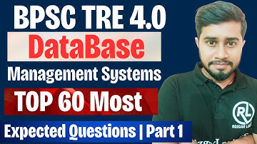 🔥 BPSC TRE 4.0 Computer Science | DBMS Most Expected Questions & Answers | 2025 Exam Special