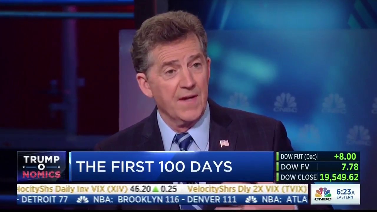 Jim DeMint on CNBC's Squawk Box Discussing Trump's First 100 Days